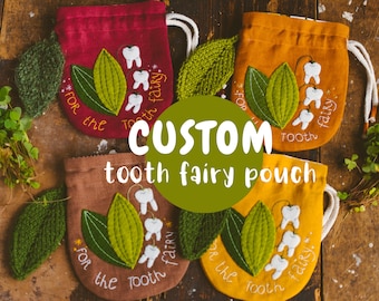 Sweet little Tooth Fairy Pouch | Baby Tooth Bag