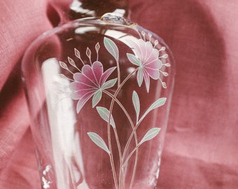 Bohemia Crystal Small Vase with Florals | Czechia