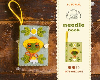 Tutorial para tejer con aguja de fieltro Frog / Nivel intermedio / Patrón en PDF, instrucciones y vídeo.