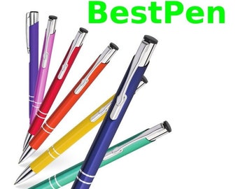 10 - 500 pcs  Metal pen incl engraving, logo, name