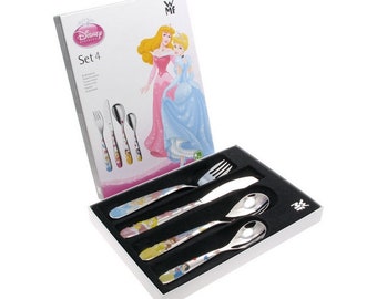 WMF Kinderbesteck Disney Princess 4-tlg.- mit Gravur personalisiert. Gravur in Preis!