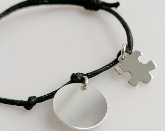 Silber Personalisierte, Silberne Anhänger - Armband, Baby-Geschenk, Baby Andenken, Neugeborene Geschenk, Taufe Geschenk