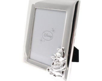 Silver plated photo frame Winnie the Pooh 9 x 13 cm. Engraving free!