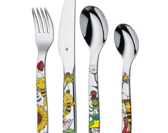 Children cutlery set WMF Maya the Bee  4-pcs personalised. Free engraving!