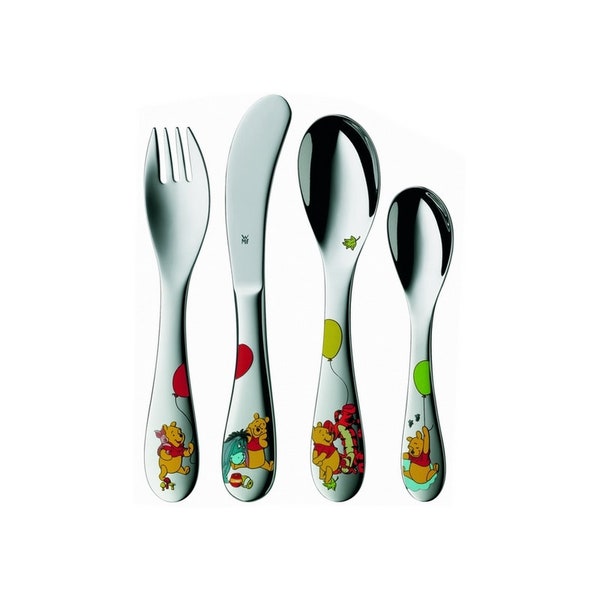 Children cutlery set  Winnie the Pooh 4-pcs personalised. Free engraving!