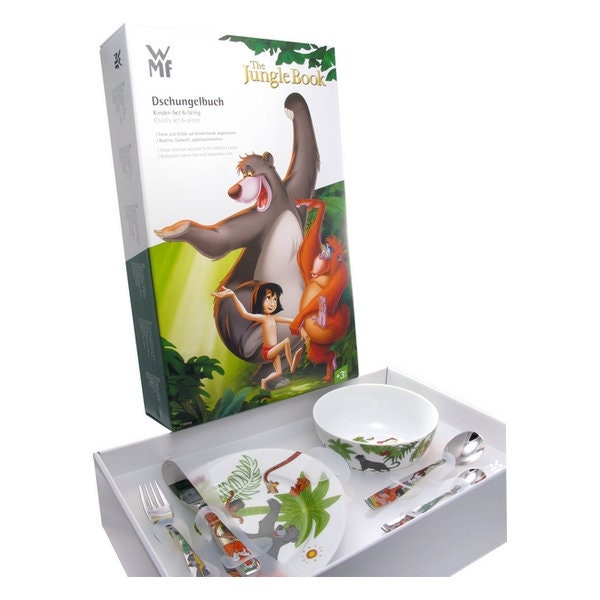 Children cutlery set The Jungle Book  6-pcs personalised. Free engraving!