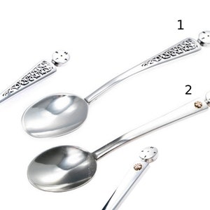 Silver birth spoon, christening spoon, baby spoon. 830 silver. Free engraving!