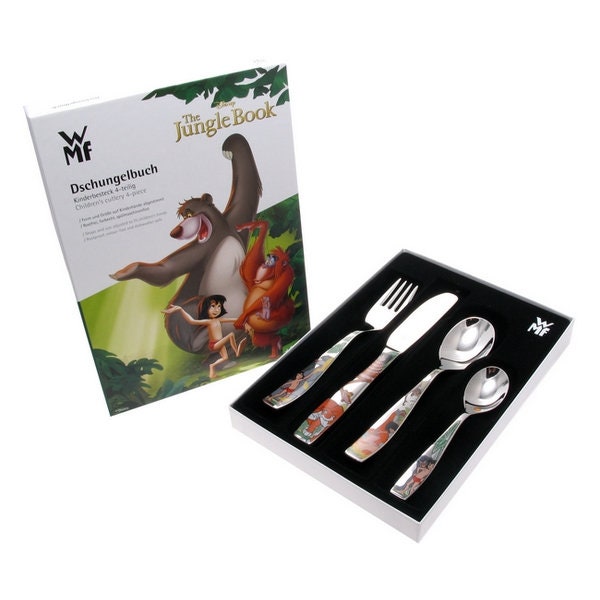 Children cutlery set The Jungle Book  4-pcs personalised. Free engraving!