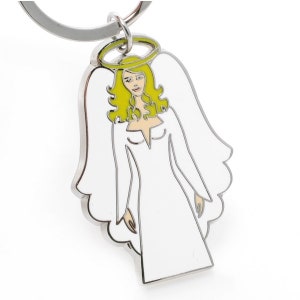 Key ring Angel with engraving. The engraving is free!