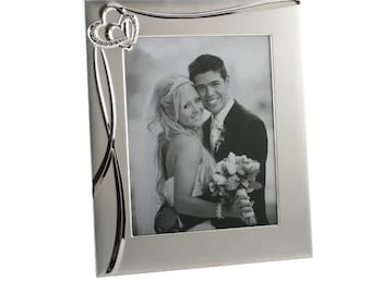 Silver plated photo frame 13 x 18  cm. Engraving free!