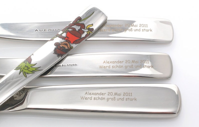 Children cutlery set WMF UNICORN 4-pcs personalised. Free engraving image 7