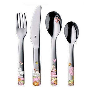 Children cutlery set Princess Anneli WMF 4-pcs personalised. Free engraving image 2