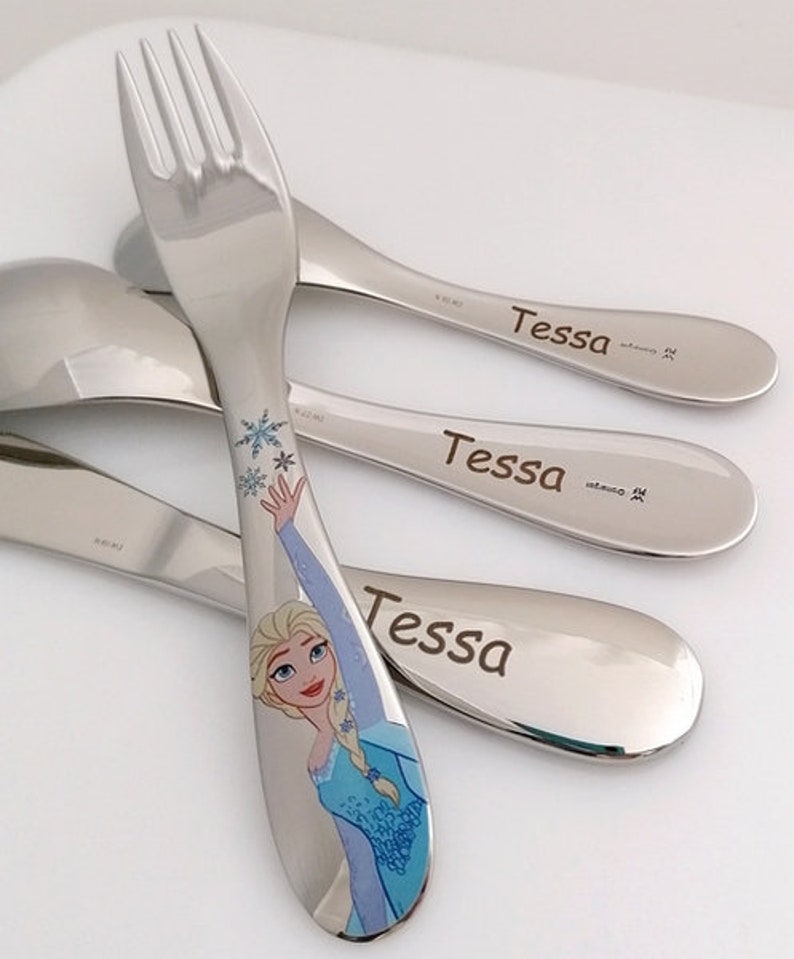 Children cutlery set Princess Anneli WMF 4-pcs personalised. Free engraving image 10