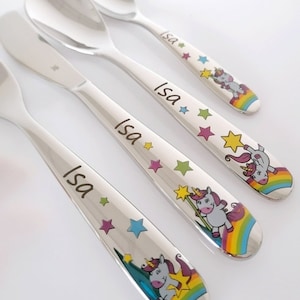 Children cutlery set WMF UNICORN 4-pcs personalised. Free engraving image 6