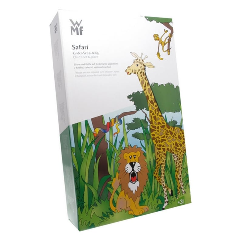 Mit Gravur. WMF Kinderbesteck SAFARI 6-tlg. Kinderset / Kinderbesteck mit Gravur Bild 7