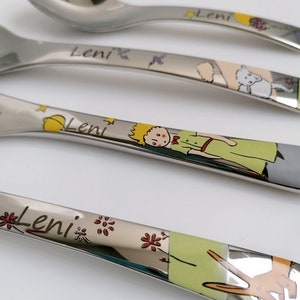 Children cutlery set Princess Anneli WMF 4-pcs personalised. Free engraving image 8