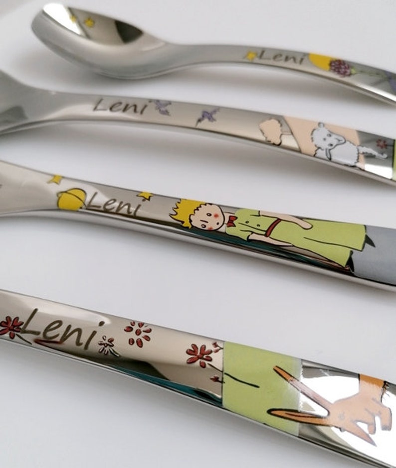 Children cutlery set Princess Anneli WMF 4-pcs personalised. Free engraving image 8
