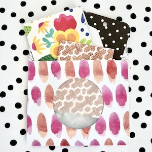 Kit fai da te Mini Happy Mail/Cancelleria/Giornale spazzatura/Inserto tascabile/Tasca per biblioteca/Planner/Scrapbooking/Papercraft