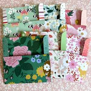 Paper Pocket Pouch w/Pocket & Tag/Planner/Packaging/Gift Idea