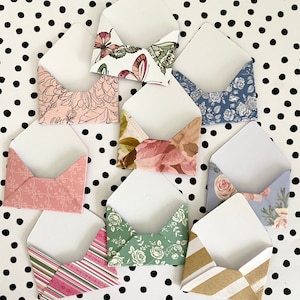Sobres pequeños - 6 piezas/Papelería/Artículos de papel/Tarjetas de notas/Manualidades con papel/Fabricación de tarjetas
