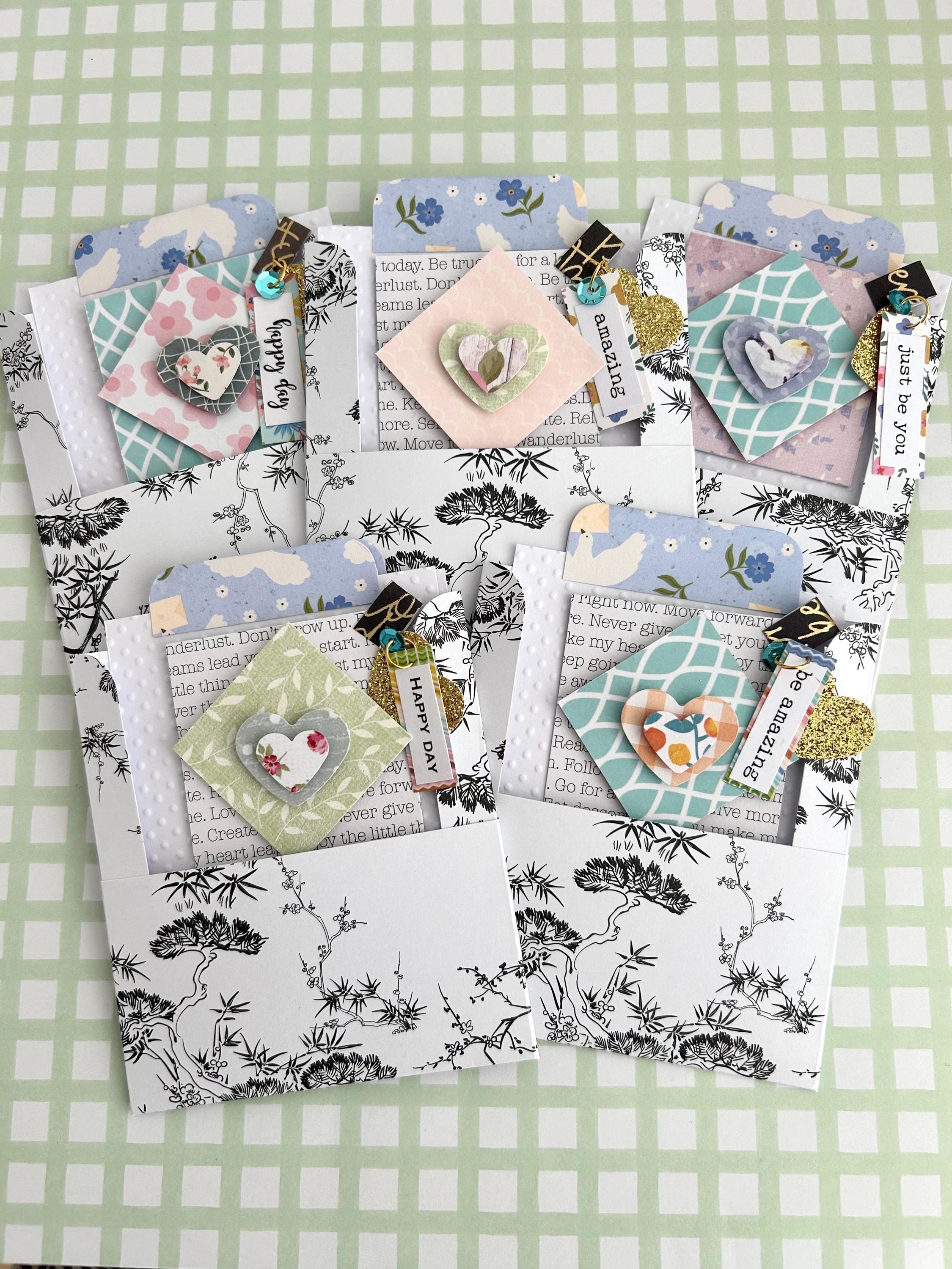 Handmade Paper Embellishment Mix Pack/ephemera/scrapbooking/papercraft ...