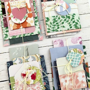 Mix Pack Paper Pockets & Mini Envelopes - Pk of 6/Stationery/Happy Mail/Papercraft/Scrapbooking/DIY Crafts