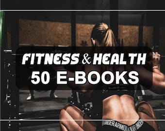 50 FITNESS EBOOK Bundle, Coach Ebook Program, Health Wellness , Exercise, Personal Trainer, Gym, Health Motivating E-book, Workout Online