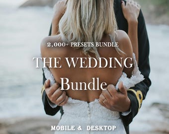 Wedding Lightroom Presets Bundle: 2000+ Mobile & Desktop Filters (Instant Download)