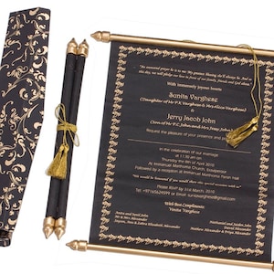 Hochzeitseinladung,Scrollkarte Verlobungsfeiereinladungen,Brautpartyeinladung,Babyparty,Brautbräutigam Hochzeit Programmkarten