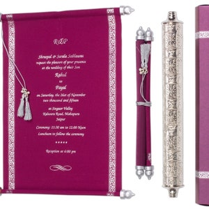 Faire-part de mariage, invitations à une fête de fiançailles, carte de défilement, invitations de douche nuptiale, carte de mariage de style tissu de velours