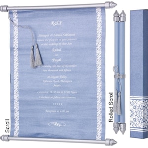 Rolle Hochzeitseinladung,Rolleinladung,Verlobungseinladungen,Partyeinladungen,Brautpartyeinladungen,Babyparty,Hochzeitsprogramm
