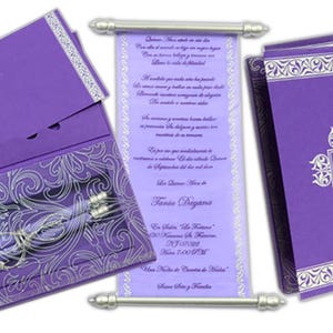 Hochzeit Verlobung Party Einladungen,Scroll Karte Brautparty Einladung,süß 16 Baby Shower Geburtstag Grußkarten