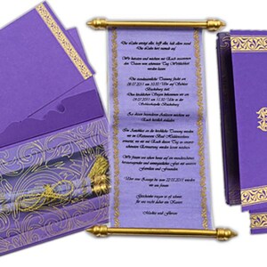 Hochzeit Verlobung Party Einladungen,Scroll Karte Brautparty Einladung,süß 16 Baby Shower Geburtstag Grußkarten