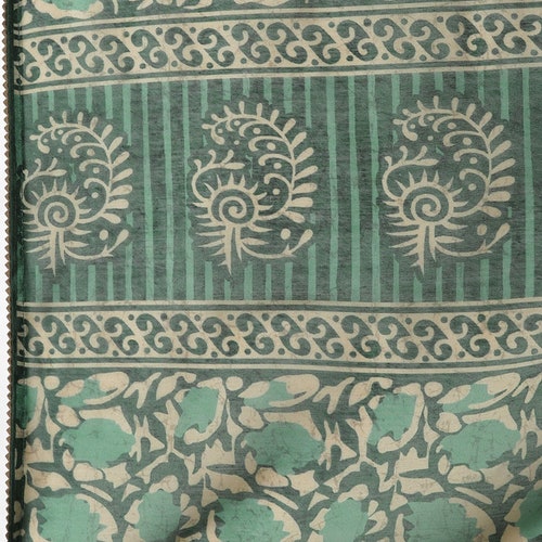 Green & Golden shops Embroidered Unstitched Dress Material