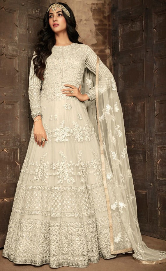 White long store churidar