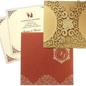 Lote de tarjetas de invitación de boda cortadas con láser, sobres, invitaciones para fiestas de cumpleaños, invitaciones para novios y novias para fiestas de aniversario de bodas