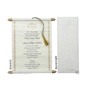 Rolle Hochzeitseinladung,Rolleinladung,Verlobungseinladungen,Partyeinladungen,Brautpartyeinladungen,Babyparty,Hochzeitsprogramm