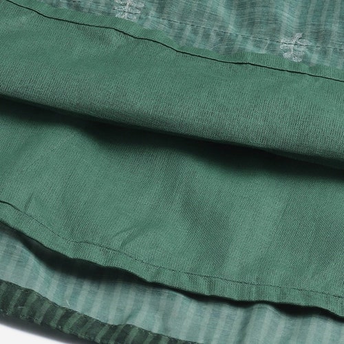 Green & Golden shops Embroidered Unstitched Dress Material