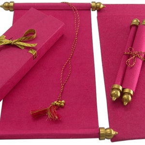 Tarjeta de invitación con pergamino, invitaciones para fiestas de cumpleaños, impresión personalizada, tarjetas para el lugar de la boda, despedida de soltera, boda, tarjetas para el día de San Valentín