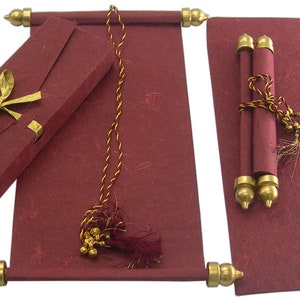 Schriftrolle, Einladung, elegant, Hochzeitstag, Verlobung, Brautparty, indisch, muslimisch, christlich, Mesusa, Mitzwa, Schriftrolle