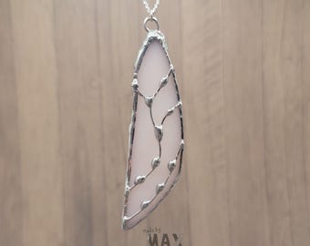 Fairy Frolic - Stained Glass Pendant Necklace - Unique Handmade Jewelry