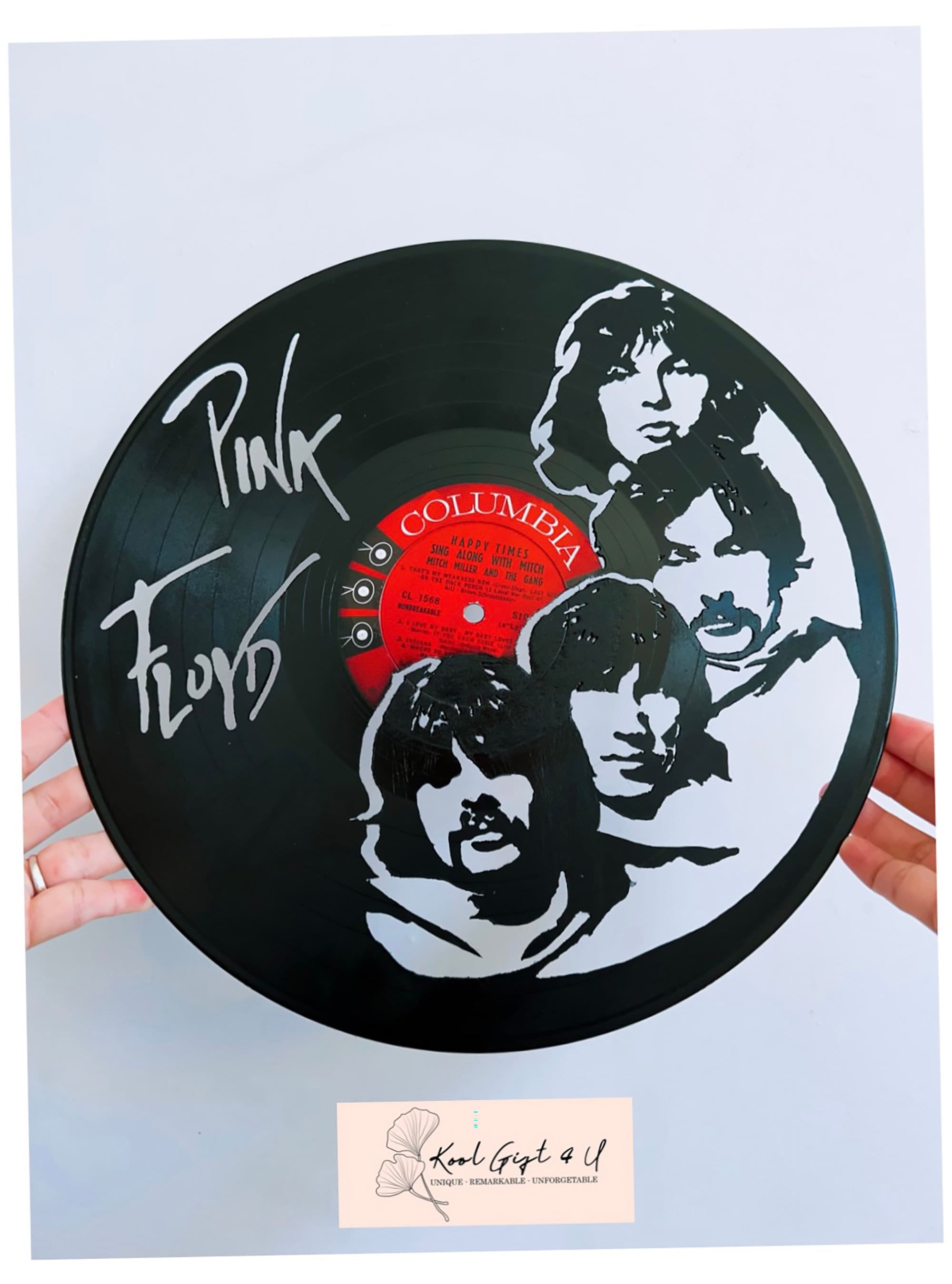 Pink Floyd Handmade Cut Vinyl Record Art Wall Art Home