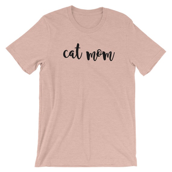 Cat mom Short-Sleeve Unisex T-Shirt | Etsy