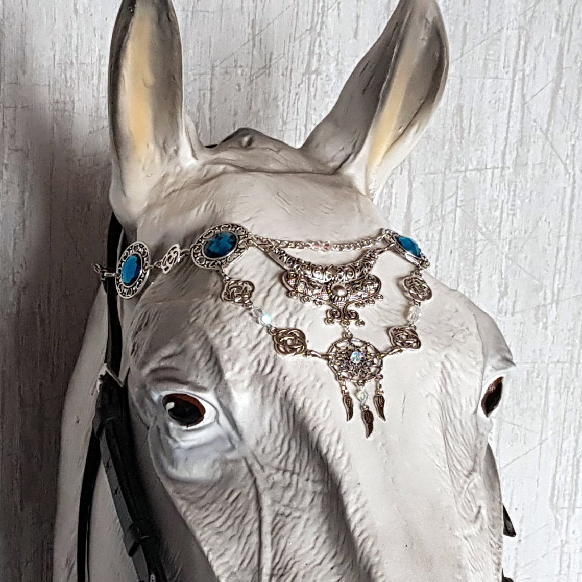 Headdress for Horses dreamer Silver Silver Etsy UK