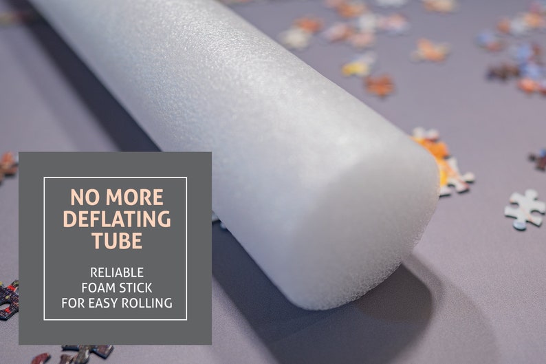 Jigsaw Puzzle Roll Mat Premium Puzzle Storage Mat Mousepad Material Exceptional Quality, Easy to