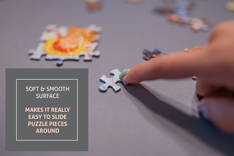 Jigsaw Puzzle Roll Mat Premium Puzzle Storage Mat Mousepad Material