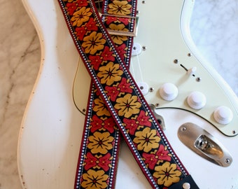 Vintage 70s 'haze' Hippie Guitar - Camera - Bag Strap - Etsy