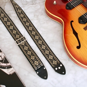 Grey &#39;Crossroads&#39; Hippie Guitar - Camera - Bag Strap