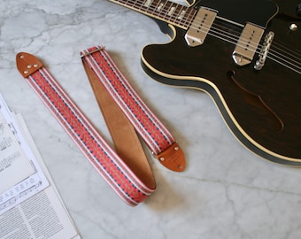 Vintage 60er Koralle 'Lindy' Hippie Gitarrengurt Replika
