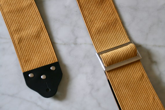Corduroy guitar strap new arrivals
